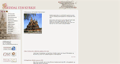 Desktop Screenshot of heddalstavkyrkje.no